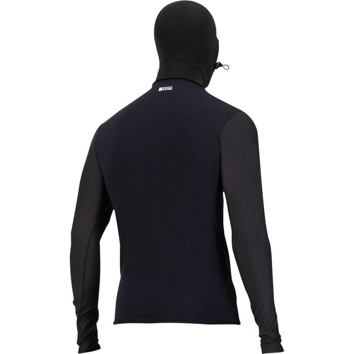 2024 Prolimit Unisex Chilltop 1.5mm Hooded Long Sleeved Thermal Top 402.04090.000 - Black